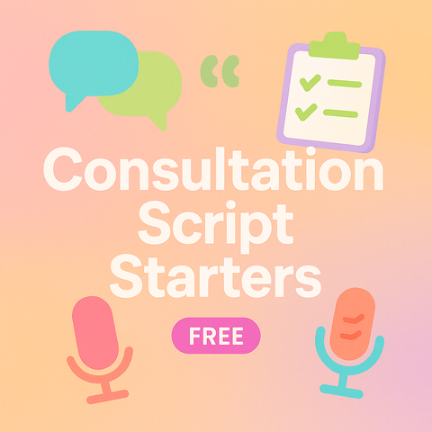 Consultation Script Starters (Free)