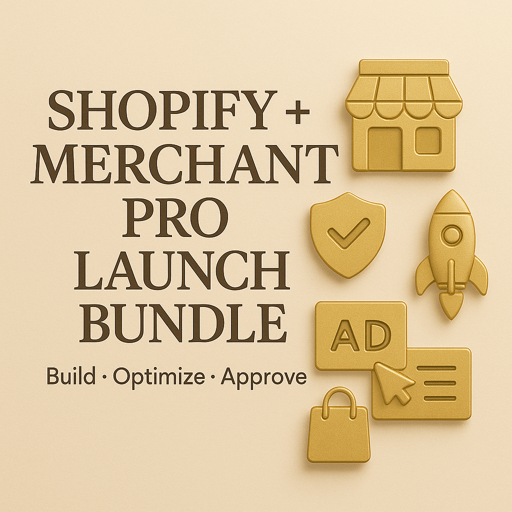Shopify + Merchant Pro Launch Bundle