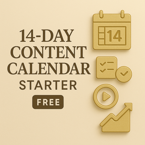 14-Day Content Calendar Starter (Free)