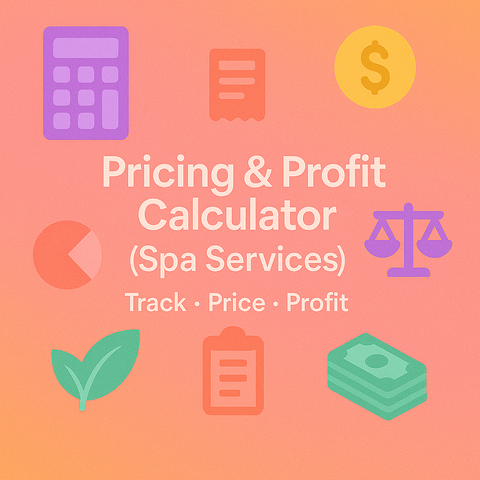 Pricing & Profit Calculator (Spa Services)